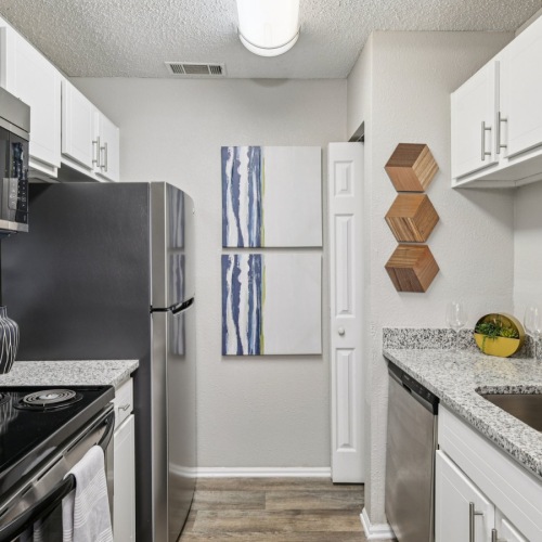 Kitchen with Granite Countertops
