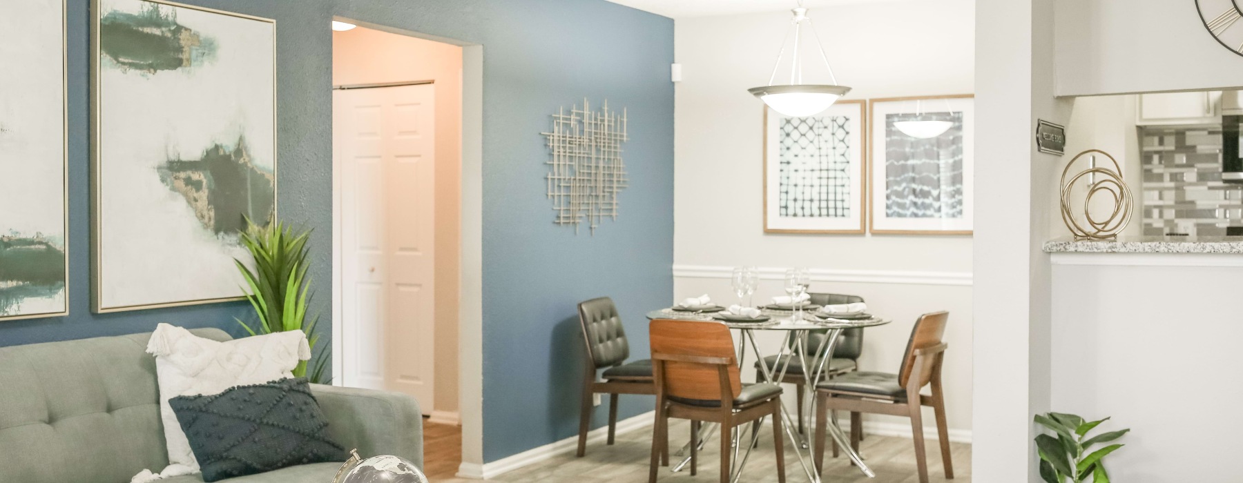 Living and dining room